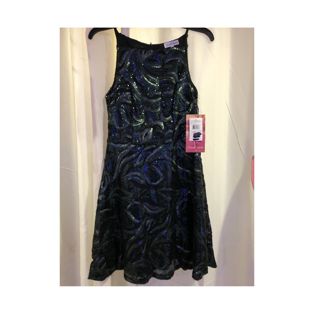 Emerald Sundae Sequin Dress